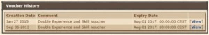 CONTA COM 10 DIAS DE VOUCHERS - Tibia