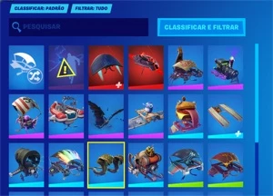 VENDO CONTA FORTNITE COM VÁRIAS SKINS RARAS ANTIGAS
