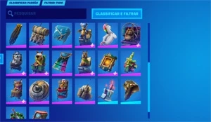 VENDO CONTA FORTNITE COM VÁRIAS SKINS RARAS ANTIGAS