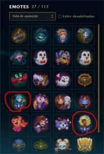 Conta de lol platina 1 - League of Legends