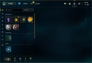 Conta de lol platina 1 - League of Legends