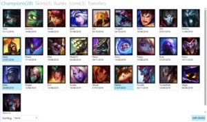 CONTA UNRANKED- 28 CHAMPIONS - 3 SKINS -2  ICONES - League of Legends LOL