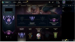 Conta LOL, Janna Vitoriosa, MESTRE/CHALLENGER, Ícones S1. - League of Legends