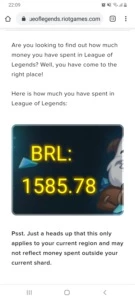 Conta LOL 129 skins gold 1 - League of Legends