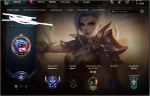 Conta de lol D1 , Ex mestre - League of Legends