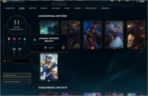 Conta de lol D1 , Ex mestre - League of Legends