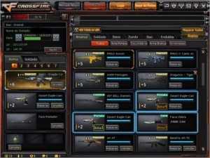 CONTA CROSSFIRE 3 ESTRELAS,6 VIPS,BONECOS DE ZP,ARMAS DE GP