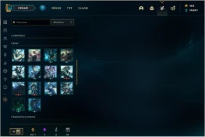 CONTA UNRANKED COM 120 SKINS E 133 CAMPEÕES - League of Legends LOL