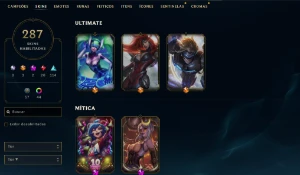 Conta Lol 287 Skins, Full Acesso. - League of Legends