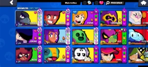 Conta com itens exclusivos com 500 gemas - Brawl Stars