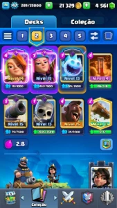 conta clash royale 12k de trofeus