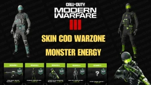 Cod Mw 3 - Warzone Skin Monster Energy - Call of Duty