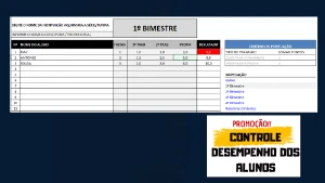 Planilha Controle Desempenho dos Alunos - Outros