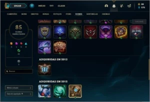 Conta unranked com Rammus rei e Kayle juiza - League of Legends LOL
