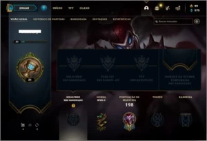 Conta unranked com Rammus rei e Kayle juiza - League of Legends LOL