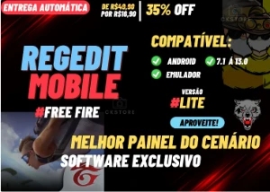 ✅ Regedit Mobile/Pc - Free Fire - Vitalício ✅ Lite