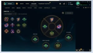 Conta de LOL, level 50, 54 campeões e 12 skins - League of Legends