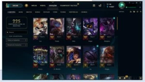 Conta de LOL, level 50, 54 campeões e 12 skins - League of Legends