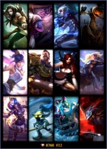 Conta de LOL, level 50, 54 campeões e 12 skins - League of Legends