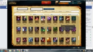 Conta League Of Legends 101 champions, 40 skins, ouro 1 LOL