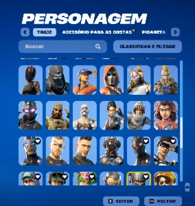 Conta fortnite Rara OG Temp 2, 3 e 4