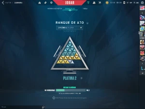 Conta Valorant Platina 2 Com Várias Skins