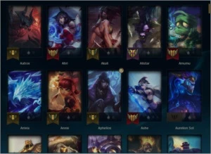 Conta  lol  gold 1 Quase todos os champs varias skins - League of Legends