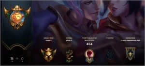 Conta  lol  gold 1 Quase todos os champs varias skins - League of Legends