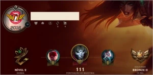 Conta Bronze 2 - League of Legends LOL