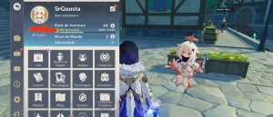 AR44 com 5 personagem 5 estrelas e arma - Genshin Impact
