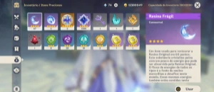 AR44 com 5 personagem 5 estrelas e arma - Genshin Impact