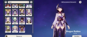 AR44 com 5 personagem 5 estrelas e arma - Genshin Impact