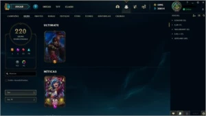 Conta lol, level 250, gold 2
