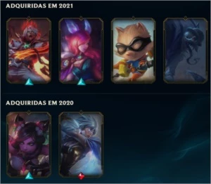 CONTA LOL DIAMANTE 1 MASTER SEASON PASSADA - League of Legends