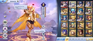 Vendo 149 gato Full 540 gemas level 46 - Saint Seiya Awakening SSA
