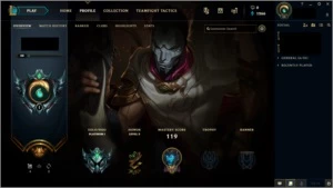 (CONTA PLATINA 1) 40 champs,10 skins e 16 spolios de skin - League of Legends LOL