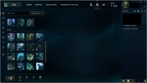 (CONTA PLATINA 1) 40 champs,10 skins e 16 spolios de skin - League of Legends LOL