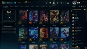 Conta LoL com 238 skins sem elo na season 2023 - League of Legends