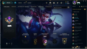 Conta LoL com 238 skins sem elo na season 2023 - League of Legends