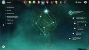 AR 53diluc c3 e xiao c1childe c0 tumulo e lança de jade - Genshin Impact