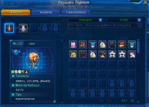 Conta Digimon Susanoomon Ladmo Shin E Mais - Digimon Masters Online