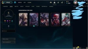 CONTA GOLD 1 - League of Legends LOL