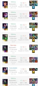 CONTA GOLD 1 - League of Legends LOL