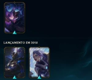 Conta League of Legends BR | Nível 491 | 64 Skins LOL
