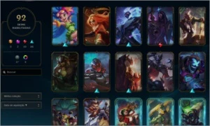 Conta Mestre Full Champs e + - League of Legends LOL