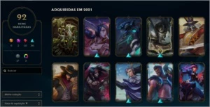 Conta Mestre Full Champs e + - League of Legends LOL
