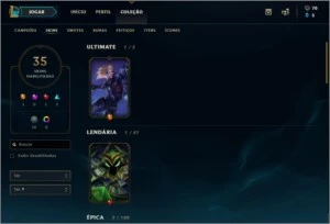Conta Prata - LoL - League of Legends