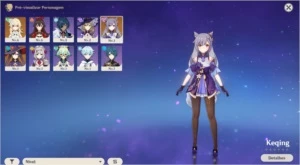 Keqing e Mona + Chongyun ( AR 7 SERVIDOR NA ) - Genshin Impact
