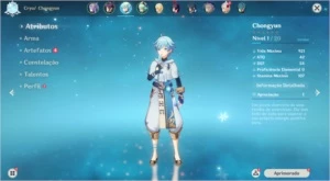 Keqing e Mona + Chongyun ( AR 7 SERVIDOR NA ) - Genshin Impact