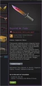 Conta steam com skins - Counter Strike CS